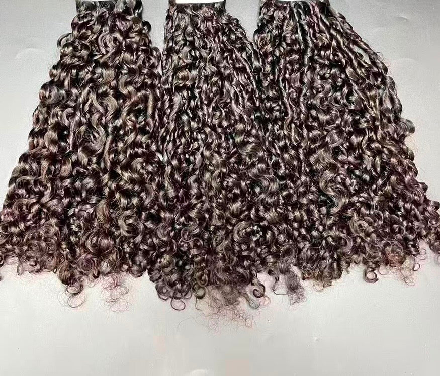Virgin Bali Curl Bundles – Natural Colour
