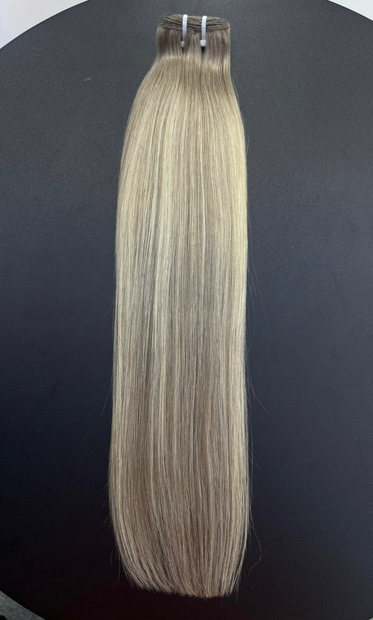 Smoked Vanilla Blonde Straight Virgin Mink Bundles